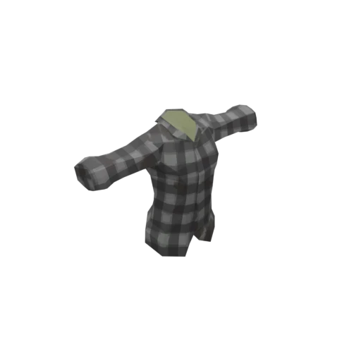 Black Plaid Shirt