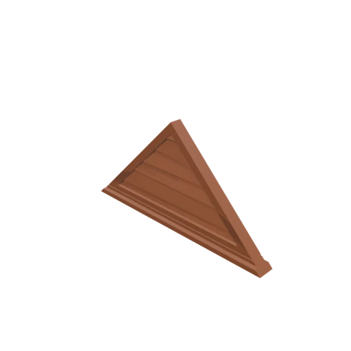 Wooden Wall Gable Top