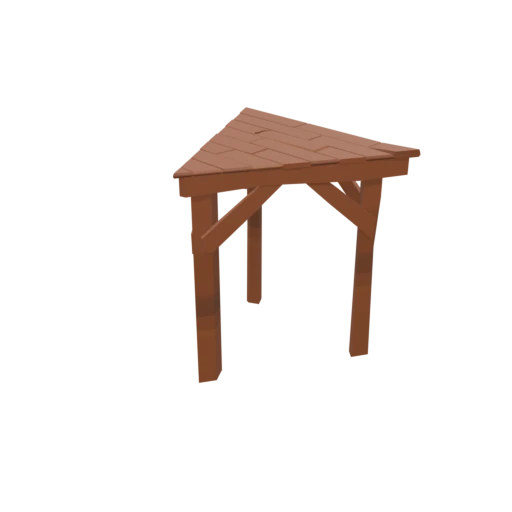 Wooden Triangular Foundation